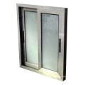 раздвижное окно из двойного стекла из алюминия / глухое внутри двойное стекло / раздвижное окно для приема гостей